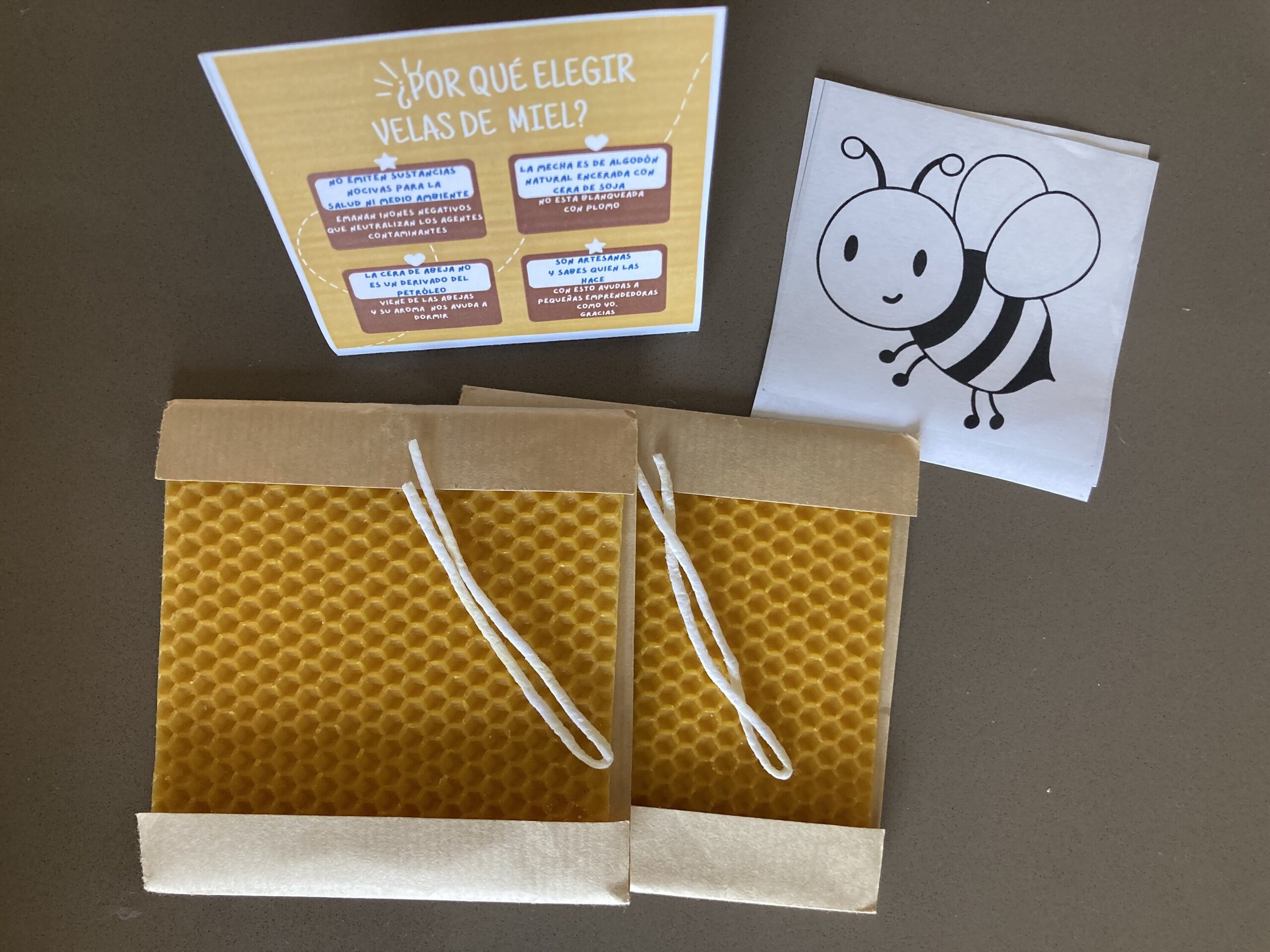 Kit de vela de miel - 2