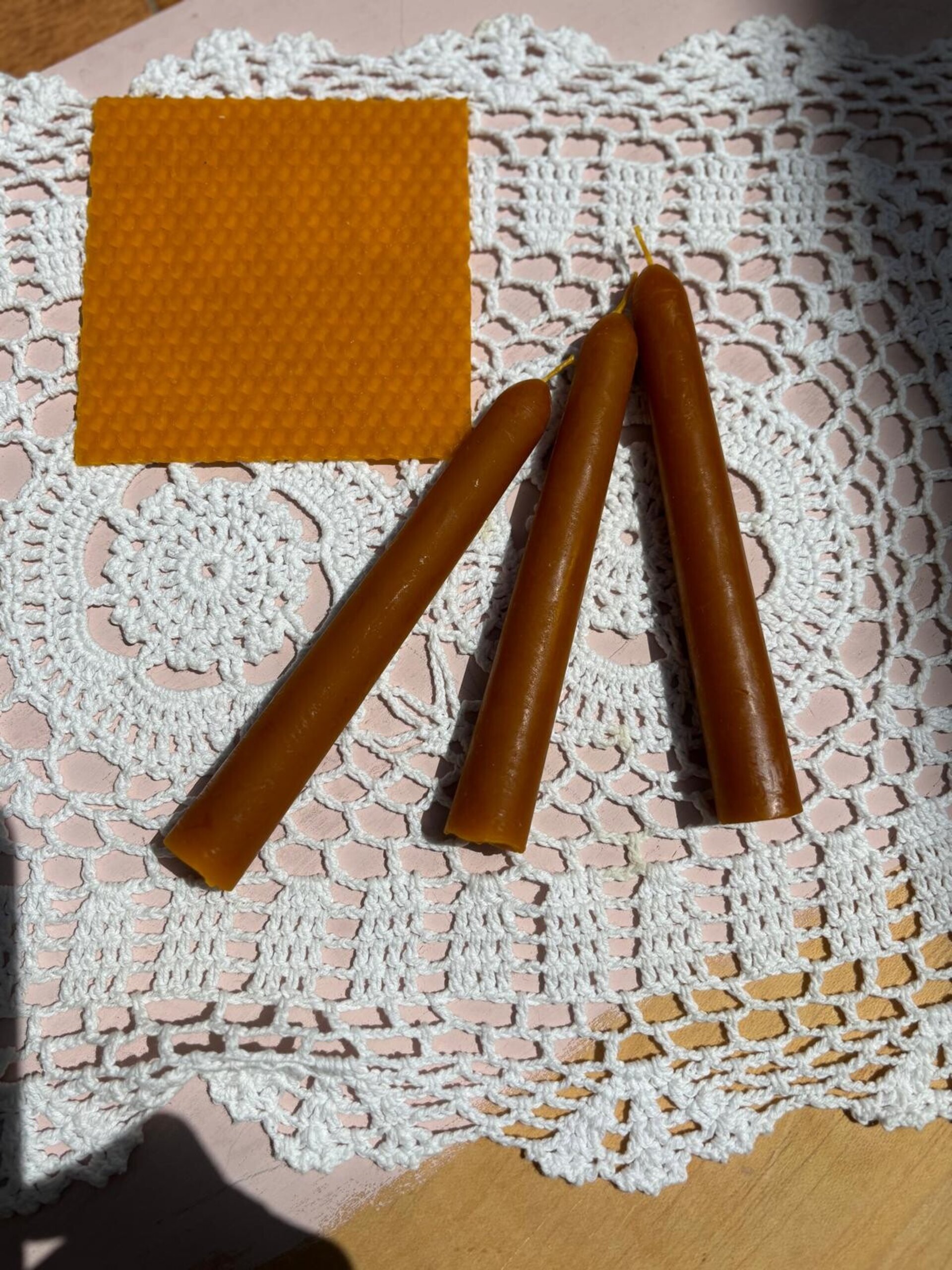 Pack vela de cera abeja virgen - 3