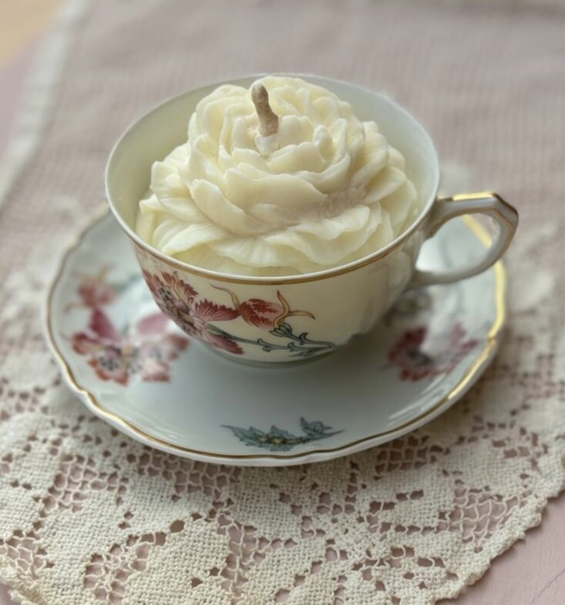 Taza porcelana Limonges - 2