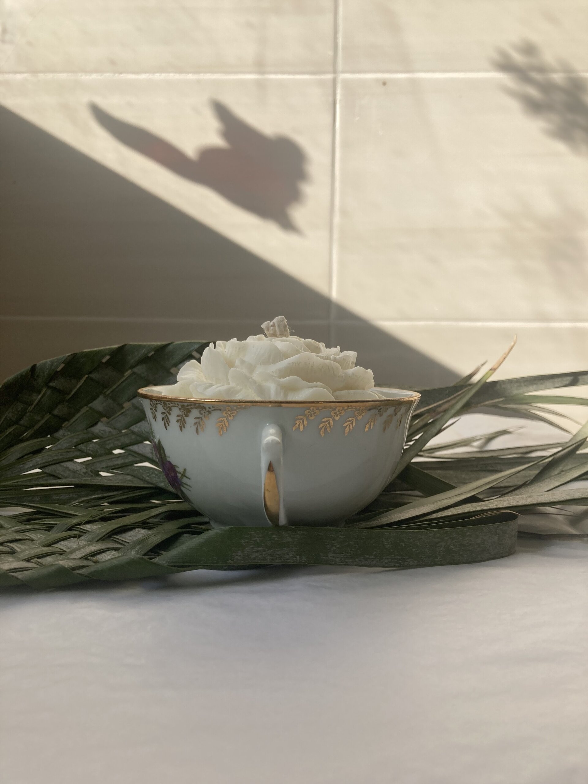 Taza vintage violetas - 4